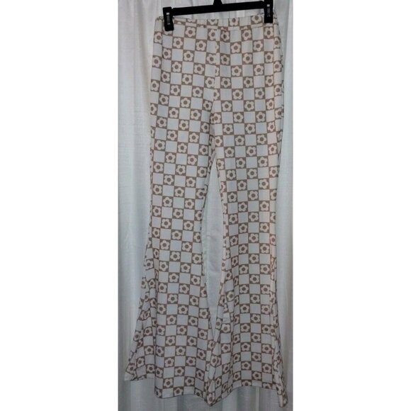 Princess Polly Jerry Pants Beige Wide Leg. NWT Size 4 - Picture 1 of 5